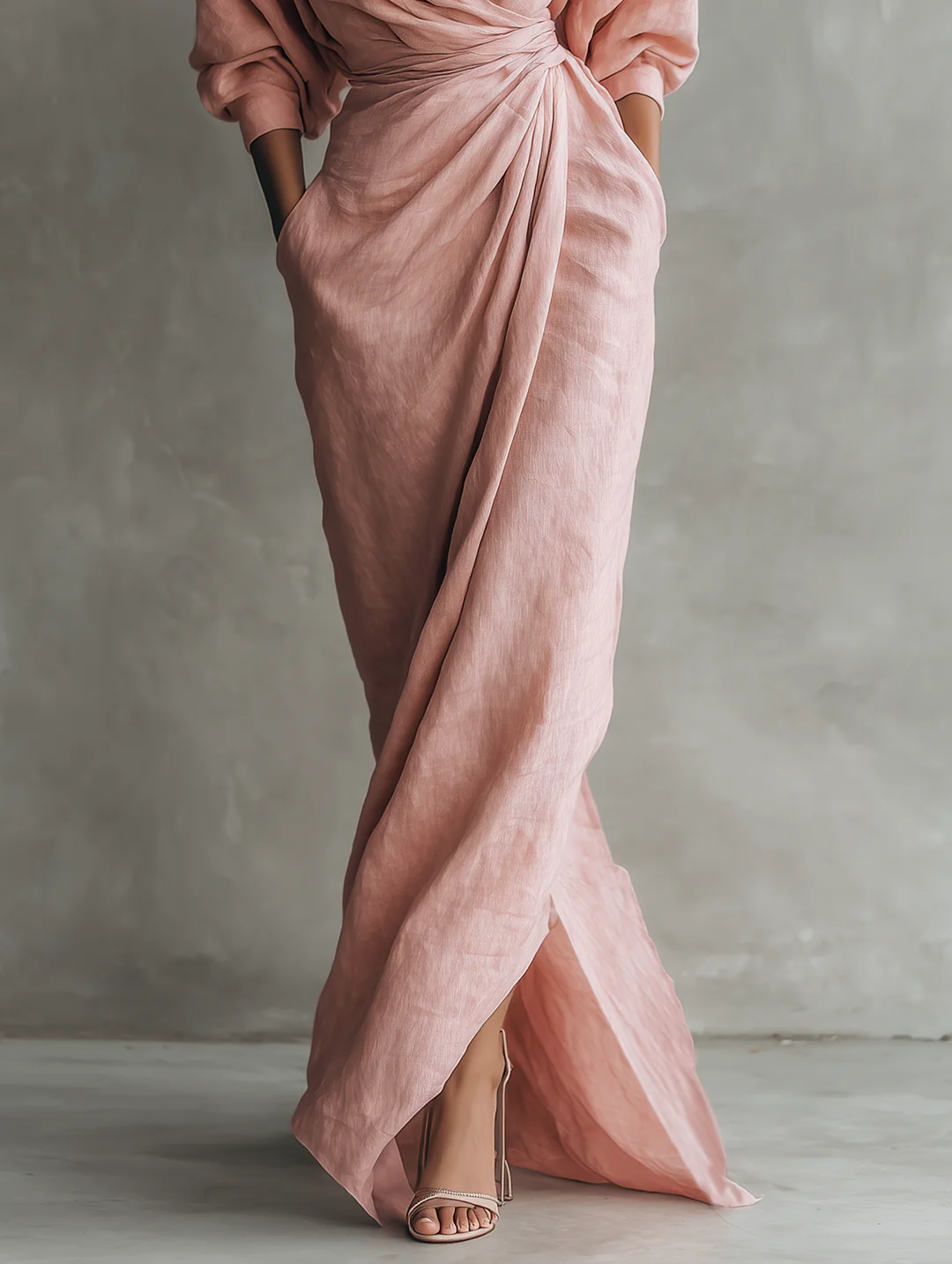 ROMA - Vestido elegante con escote en v