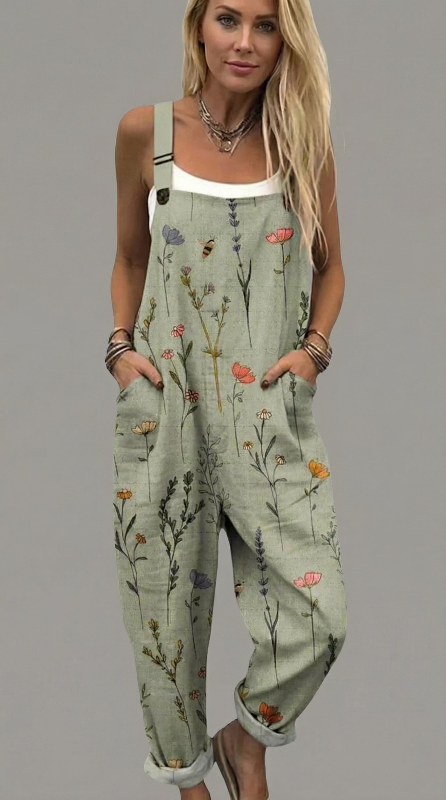 MARGARITA - Mono floral para un look único.