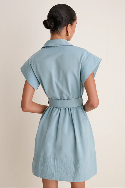 Vestido Mini Chloe azul marino