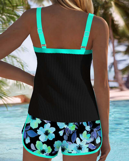 Miriam - Conjunto de tankini elegante de dos piezas