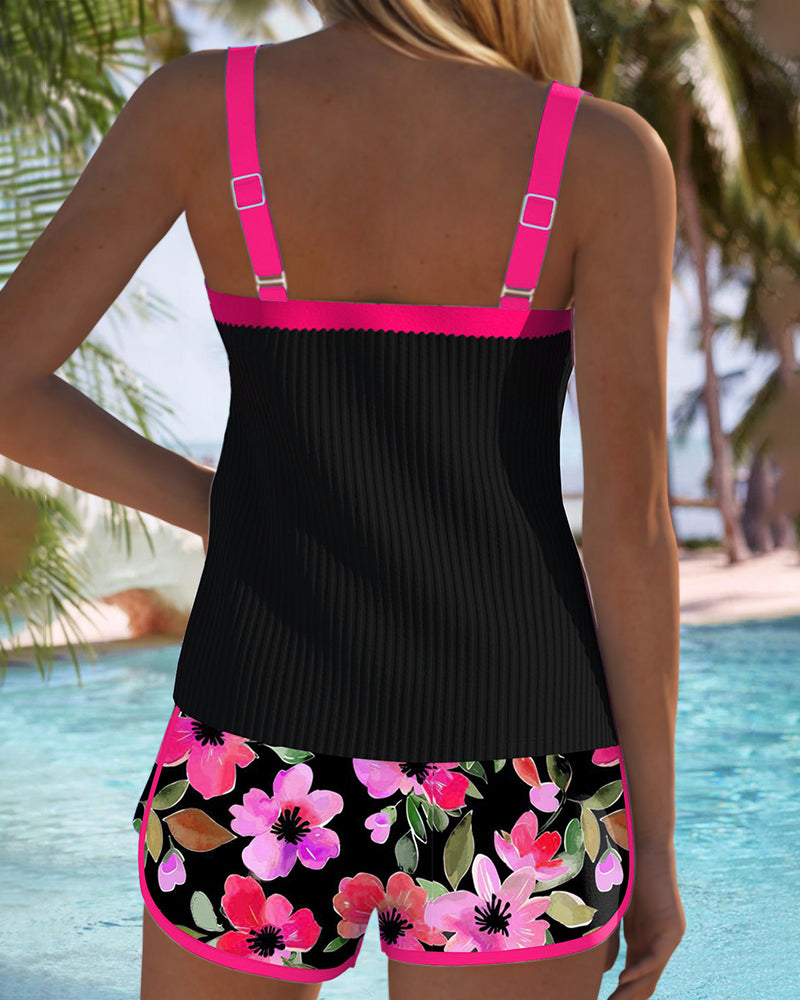 Miriam - Conjunto de tankini elegante de dos piezas