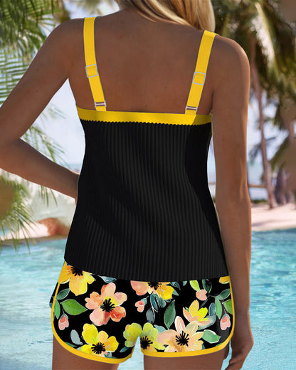 Miriam - Conjunto de tankini elegante de dos piezas