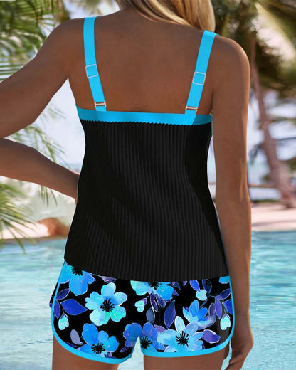 Miriam - Conjunto de tankini elegante de dos piezas