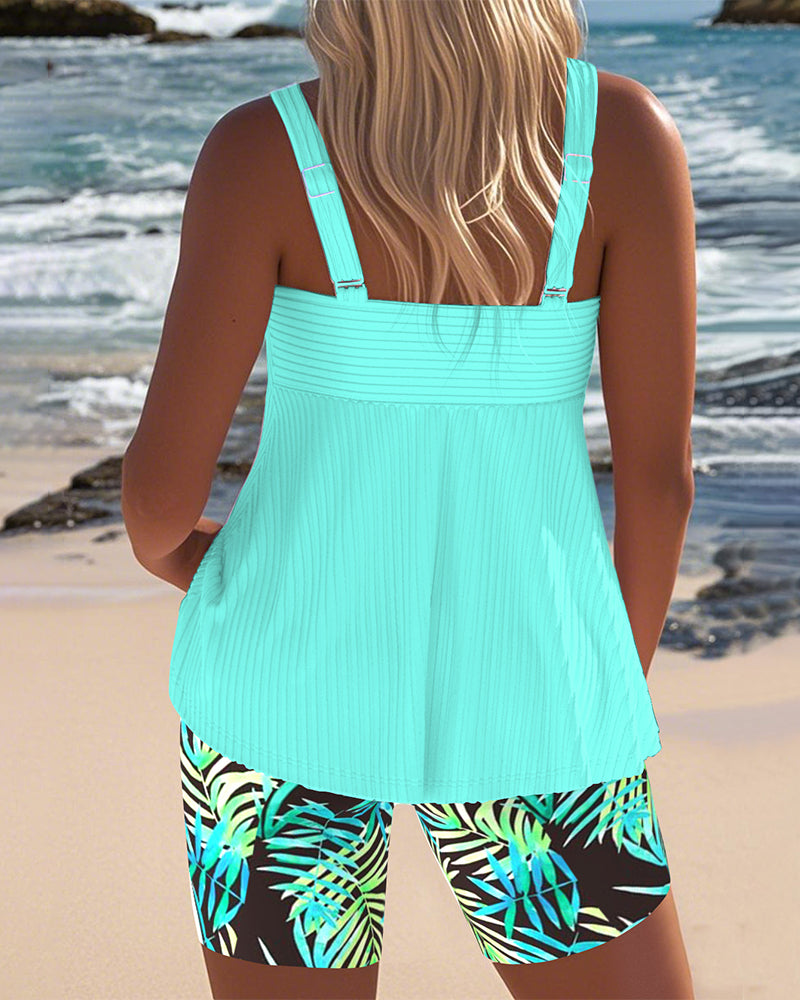 Carmen - Conjunto de tankini de colores