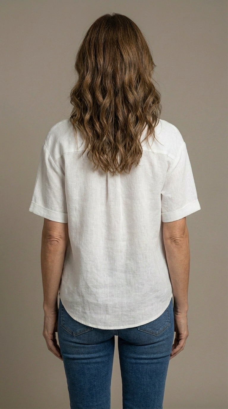 MILEA - Camisa de lino para destacar tu look.