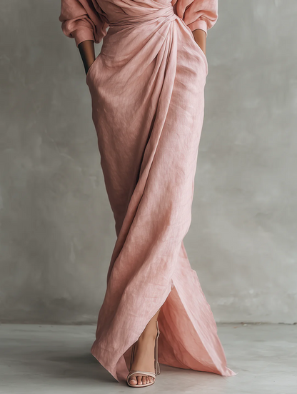 ROMA - Vestido elegante con escote en v