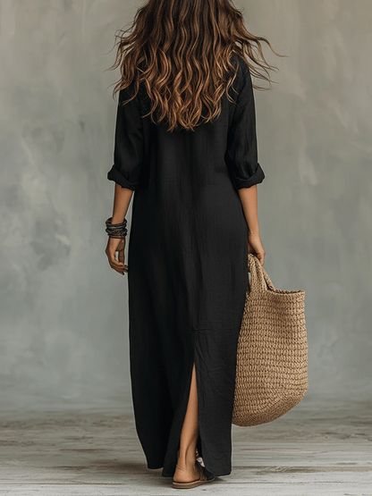 BOHO - Vestido camisa boho para un estilo único y relajado.