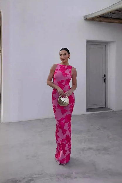 BARBARA - Vestido floral con toque de elegancia.