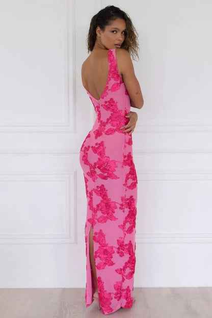 BARBARA - Vestido floral con toque de elegancia.