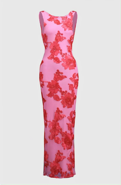 BARBARA - Vestido floral con toque de elegancia.