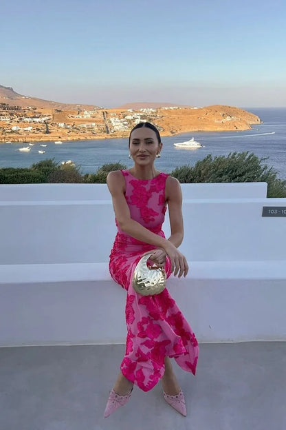 BARBARA - Vestido floral con toque de elegancia.