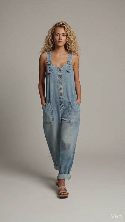 ROCIO - El mono vaquero cómodo y estiloso que eleva tu look diario