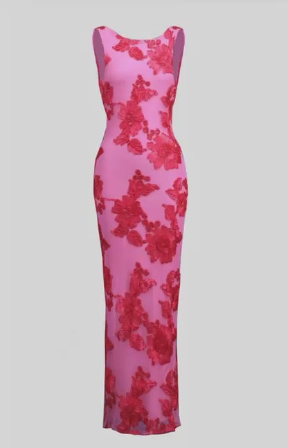 BARBARA - Vestido floral con toque de elegancia.